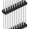 Pin header, 20 pole, pitch 2.54 mm, straight, black, SL1426520Z