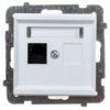 Sonata Gniazdo Komputerowe Pojedyncze, Kat. 5E Mmc Biały Mat Gpk-1R/K/M/75