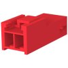 Socket housing, 2 pole, pitch 3.96 mm, straight, red, 179463-2
