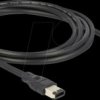 82577 Delock Cable FireWire 6 pin male > 4 pin male 2 m