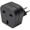 Martin Kaiser 168/sw Travel Adapter Type J to G with Shutter & Protection