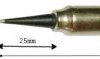 GD-1/048 Grot do lutownicy Elwik - długość całkowita 50mm, długosć końcówki L=25mm; średnica ostrza D=0.8mm