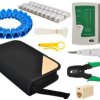 145 pcs RJ45 Cabling Toolkit - 6-in-1 Network Set - Crimping Tools, Tester