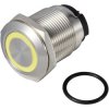 TRU COMPONENTS TC-13224220 Pushbutton Yellow 36V DC/AC 2A IP65 1x Off/(On)