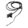 Czujnik fotoelektryczny, nadajnik-odbiornik (szczelina), z konfiguracją wyjścia: PNP, max. 0,1A, 5mm, IP50, BS5-T1M-P