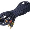 PRZEWOD JACK 3*RCA 3M