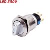 Przełącznik podświetlany LED 230V (biały) 22mm