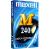 VHS Cassette Maxell M Mega Power Tape 240