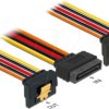 60159 Delock Cable SATA 15 pin > 2x SATA 15 pin, 30 cm