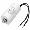 Kondensator silnikowy CBB60 2uF 450V AC z przewodami - śruba M8