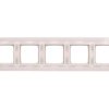 Simon 54 Nature Ramka pięciokrotna szkło BIAŁA PERŁA DRN5/70