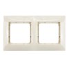 Ramka podwójna kremowa DR2/41 Kontakt Simon54