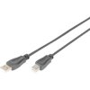 Digitus AK-300105-005-S USB 2.0 Connection Cable Type A to B 0.5m Black