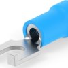 Insulated forked cable lug, 1.04-2.62 mm², AWG 16 to 14, M3.5, blue, 8-324165-1