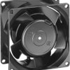 AC axial fan, 230 V, 80 x 80 x 38 mm, 37 m³/h, 24 dB, sintec slide bearing, ebm-papst 8850 N