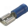 Konektor izolowany żeński 4,8mm niebieski (10szt)
