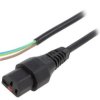 SCHAFFNER-815237 Kabel IEC C13 żeński 3m z blokadą IEC LOCK