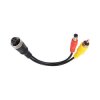 Przejściówka Adapter 4PIN złączka 4 pin do Monitora Kamery cofania wtyk DC RCA