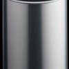 330123 Waste container, 15 l, metal, round, silver