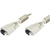 Digitus AK-310103-018-E VGA Cable 1.8m Grey with Ferrite Core
