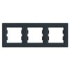 ASFORA Ramka 3-krotna pozioma antracyt EPH5800371
