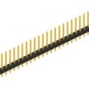 Pin header, 30 pole, pitch 2.54 mm, straight, black, SLLP113930G