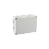 IP65 Puszka hermetyczna LIGHT 197x260x100 pokrywa pełna, z dławicami (4xM25, 6xM40)