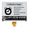 Wyświetlacz e-Paper E-Ink czarno-biały 5,83" 648x480 - Waveshare 14410