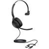 Jabra 25069-889-899 Evolve2 50 On-ear headset Mono Black Noise cancelling