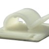 Spinka do kabli 7mm 25 x 25 x 10.3mm materiał: Nylonowy Naturalny Spinka do kabli +85°C