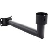 Uchwyt do lampy ulicznej solarnej 40cm RURA 75 mm Czarny