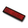Programowalny identyfikator LED Name Tag 93x30mm - wyświetlacz tekstowy USB - czerwony