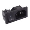 C14 IEC Switched Inlet Socket 10A