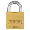 ABUS 35073 55/25mm Brass Padlock Carded