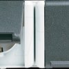 8220 W Socket with hinged lid, double, horizontal