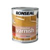 Ronseal 36848 Interior Varnish Quick Dry Gloss Medium Oak 750ml