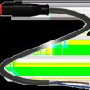 Sensor actuator cable, DEUTSCH cable socket, straight to open end, 2 pole, 3 m, PUR, black, 8 A, 70116631