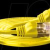 PKW-LIGHT-STP-K6 0.5 GE Cat.6 SLIM light cable, U/FTP, 0,5 m, yellow