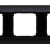 VENA EXCLUSIVE METAL Ramka potrójna STAL MALOWANA / LAKIEROWANA CZARNY FORTEPIAN 5190283