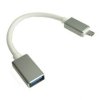 Kabel OTG: wtyk micro USB - gniazdo USB (20cm)