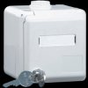 417503 AP IP44 junction boxes, surface-mount with lock