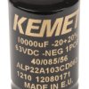 Kondensator 10000μF 63V dc Montaż na płytce drukowanej KEMET 35 x 55mm