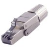 BKL 10121217 RJ-45 Plug tool free quick STP CAT. 8.1 Black