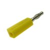 Wtyk bananowy 4mm lutowany 19A 60V żółty 1.107.Y / 11376