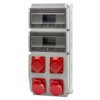 Rozdzielnica Caja 20M Gniazda 4X32a 5P Ip44
