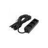 Przedłużacz 3 gniazda z/u 5m 3x1,5mm² czarny M20573 Eco Light