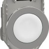 Pushbutton, unlabeled, unlit, groping, 1 Form A (N/O), waistband round, white, front ring metal, mounting Ø 30.5 mm, XB4FA11