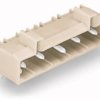Pin header, 2 pole, pitch 7.5 mm, angled, light gray, 721-862/001-000