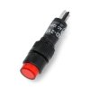 Kontrolka 220V AC - 8mm - czerwona