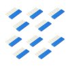 Listwa stykowa 2.54mm prosta 1x10, niebieska - 10 szt.